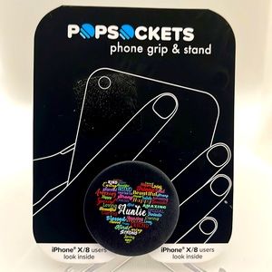 PopSockets-NWT-“Auntie” Phone Grip & Stand